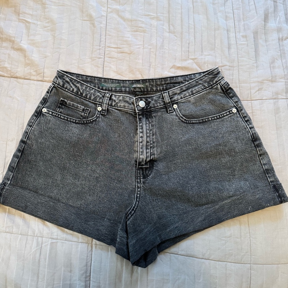Women's Black Denim Shorts